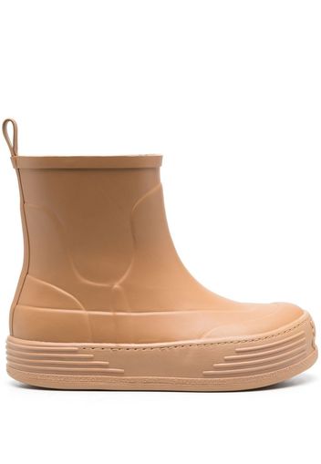 Palm Angels round-toe ankle boots - Nude