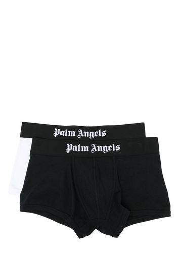 Palm Angels classic logo-waistband boxers set - Schwarz