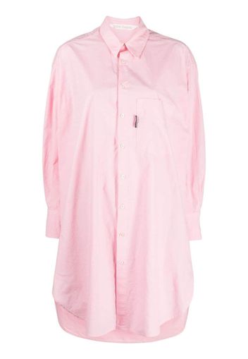 Palm Angels GD OVERLOGO SHIRT DRESS - Rosa