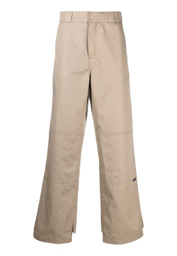 Palm Angels reversed waistband chino trousers - Nude