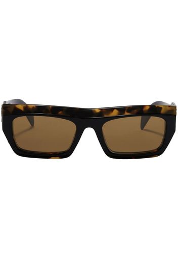 Palm Angels Eckige Empire Sonnenbrille - Braun