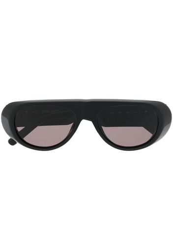 Palm Angels logo-plaque tinted sunglasses - Schwarz