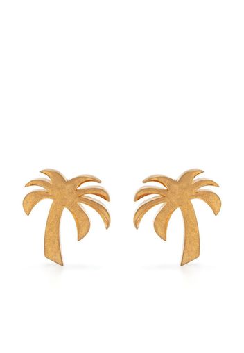 Palm Angels palm tree earrings - Gold