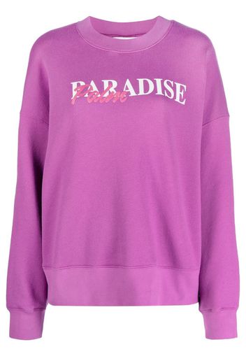 Palm Angels slogan-print sweatshirt - Violett