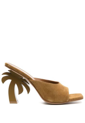 Palm Angels Palm Beach suede mules - Braun