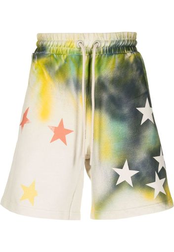 Palm Angels Star Sprayed track shorts - Nude