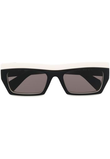 Palm Angels Eckige Empire Sonnenbrille - Schwarz