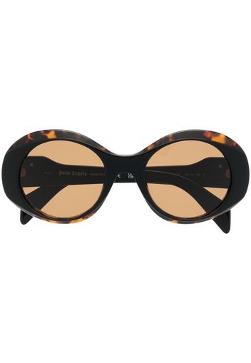 Palm Angels tortoiseshell-effect round-frame sunglasses - Braun