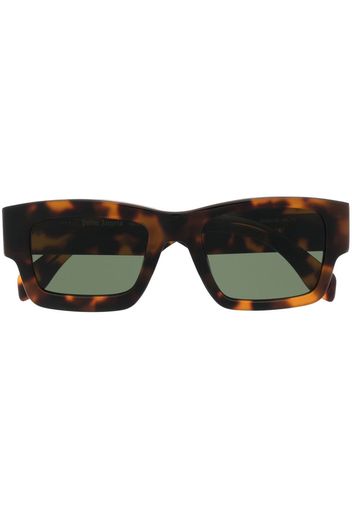 Palm Angels tortoiseshell-effect square-frame sunglasses - Braun