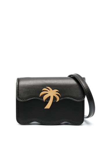 Palm Angels logo-plaque mini bag - Schwarz