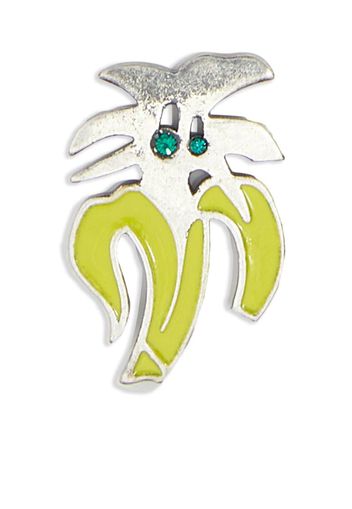 Palm Angels Jimmy palm tree pin - Gelb