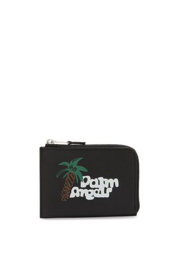 Palm Angels Sketchy zipped cardholder - Schwarz