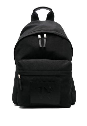 Palm Angels Monogram logo-patch backpack - Schwarz