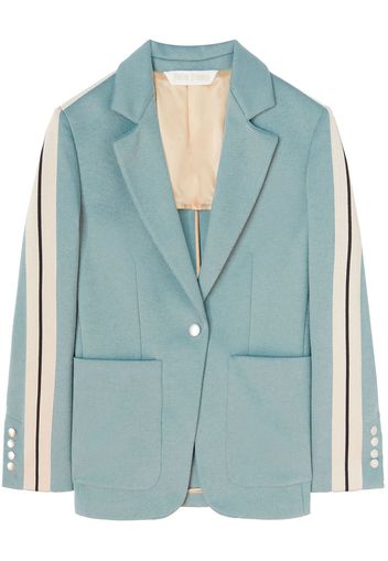 Palm Angels side-stripe single-breasted blazer - Blau