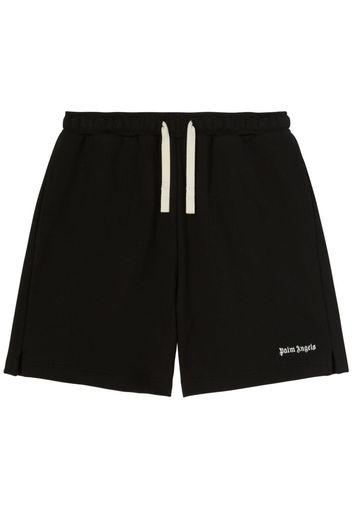 Palm Angels Joggingshorts mit Logo-Stickerei - Schwarz