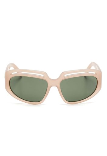 Palm Angels Heights Sonnenbrille mit eckigem Gestell - Nude