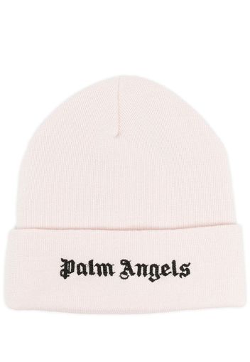 Palm Angels Beanie mit Logo-Stickerei - Rosa