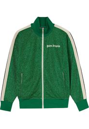 Palm Angels LUREX TRACK JACKET GREEN WHITE - Grün