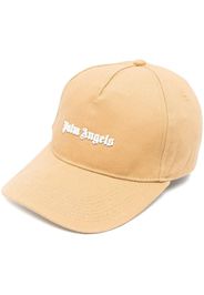 Palm Angels logo-plaque cotton cap - Nude