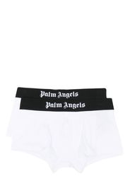 Palm Angels classic logo-waistband boxers - Weiß