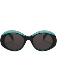 Palm Angels Doyle two-tone sunglasses - Grün