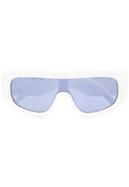 Palm Angels Carmel mask-frame sunglasses - Weiß