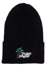 Palm Angels Sketchy embroidered-logo beanie - Schwarz