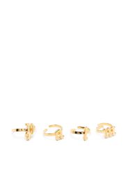 Palm Angels Set aus vier Ringen - GOLD GOLD