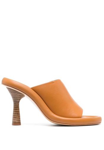 Paloma Barceló 110mm leather open-toe sandals - Gelb