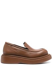 Paloma Barceló Ariel leather loafers - Braun