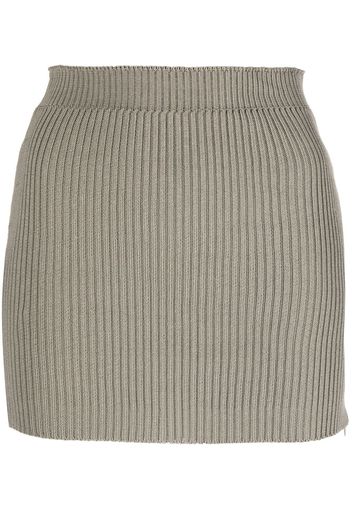 Paloma Wool ribbed-knit mini skirt - Grau