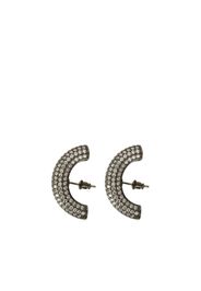 Panconesi cubic-zirconia half-hoop earrings - Silber