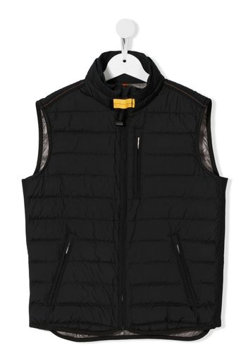 Parajumpers Kids padded-panel design gilet - Schwarz