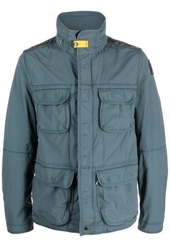 Parajumpers cargo-pocket high-neck jacket - Blau