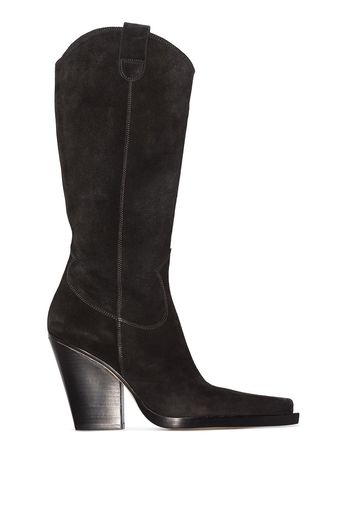 Paris Texas Vegas Stiefel 100mm - Schwarz