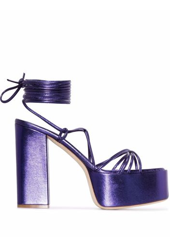 Paris Texas Malena 130mm platform sandals - Violett