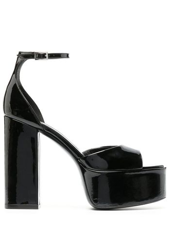 Paris Texas patent leather sandals - Schwarz