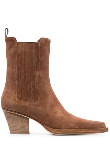 Paris Texas Dallas 100mm ankle boots - Braun