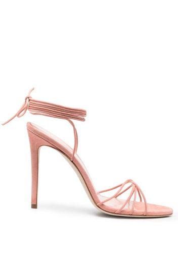 Paris Texas 105mm Nicole lace-up sandal - Rosa