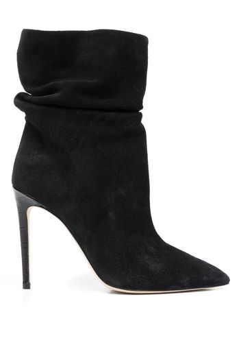 Paris Texas stiletto slouchy 110mm ankle boots - Schwarz