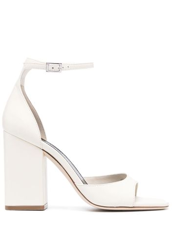 Paris Texas Fiona 100mm leather sandals - Weiß