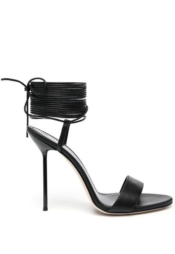 Paris Texas Guya 105mm lace-up sandals - Schwarz