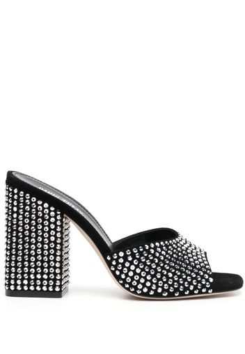 Paris Texas Holly Anja crystal-embellished mules - Schwarz