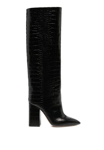 Paris Texas Anja leather boots - Schwarz