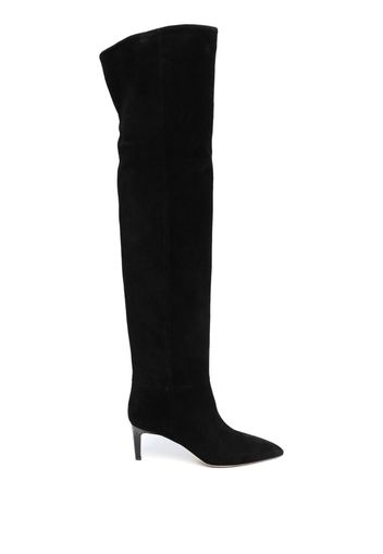 Paris Texas pointed-toe 60mm leather boots - Schwarz