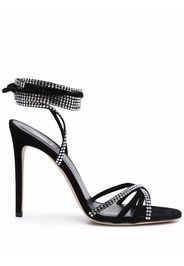 Paris Texas Holly Nicole crystal-embellished sandals - Schwarz