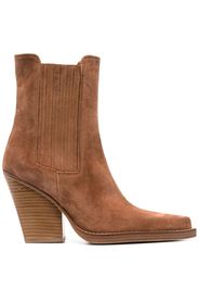 Paris Texas tapered-heel 90mm boots - Braun