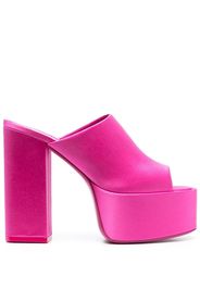 Paris Texas Sasha 135mm open toe mules - Rosa