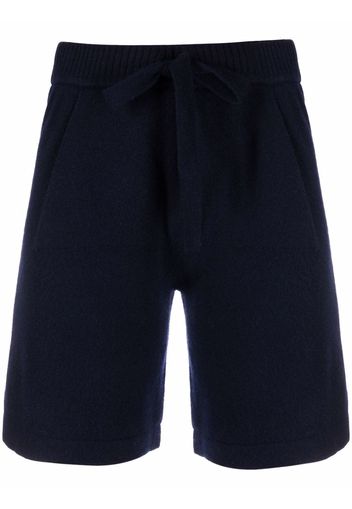 P.A.R.O.S.H. knitted drawstring waist shorts - Blau