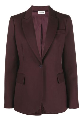 P.A.R.O.S.H. Blazer mit steigendem Revers - Braun